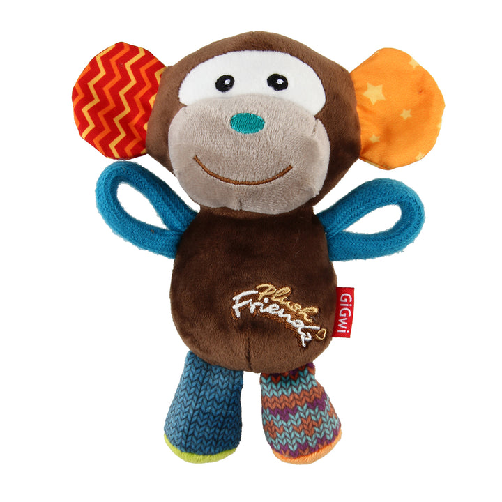 Monkey Plush Friendz with squeaker — GiGwi