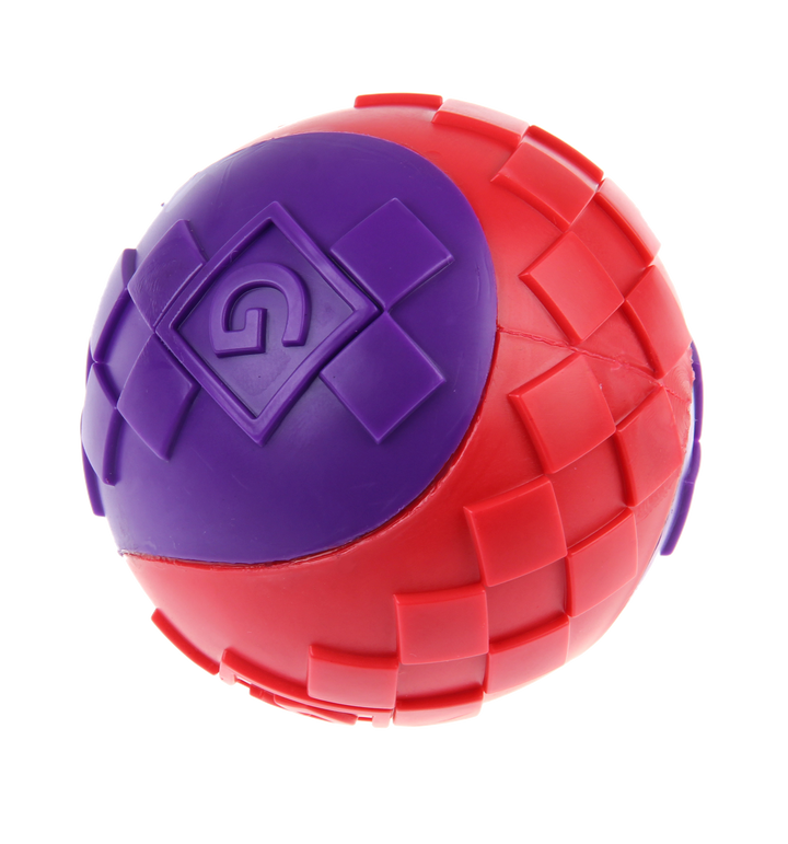 GIGWI BALL LARGE RED/PURPLE 1PZ — GiGwi