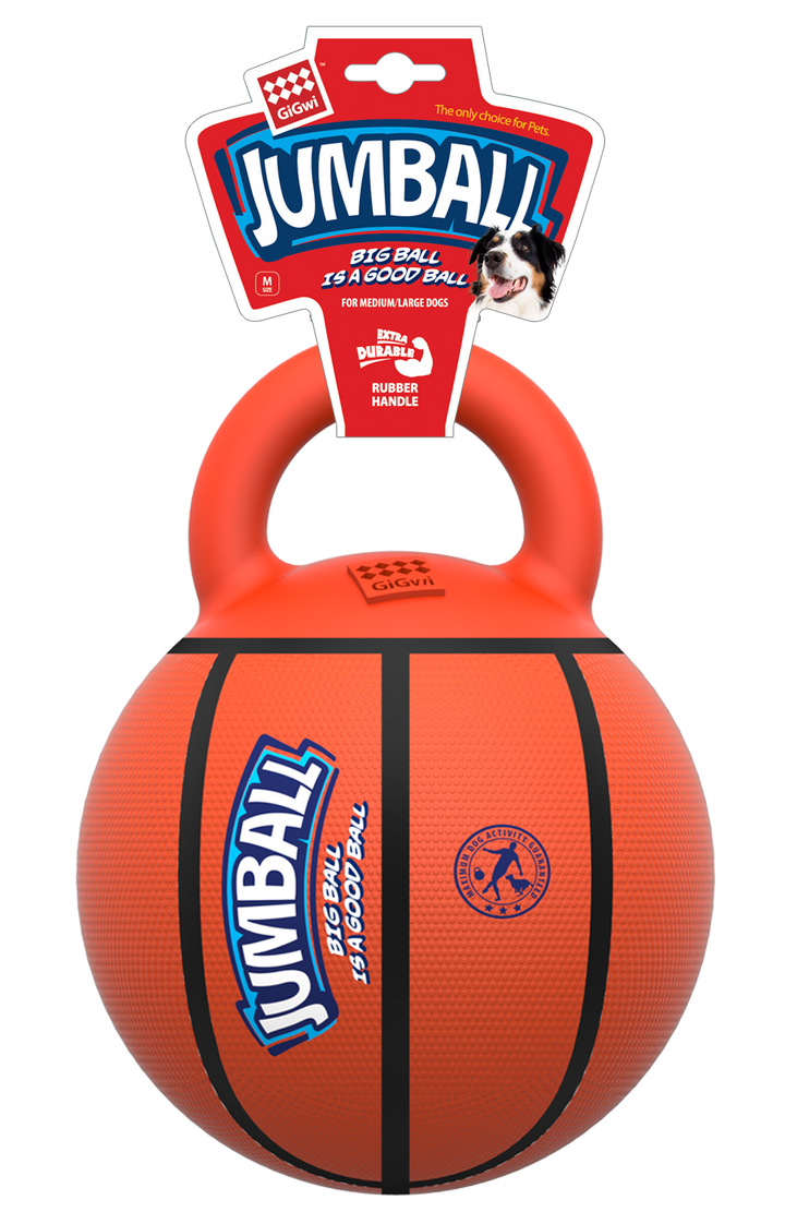 JUMBALL BASKET/HANDLE ORANGE 1PZ — GiGwi