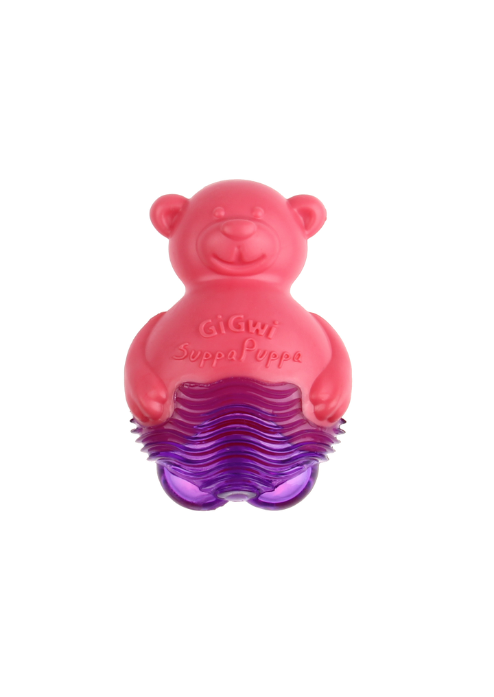 SUPPA PUPPA PUPPY OSO PINK/PURPLE 1PZ — GiGwi
