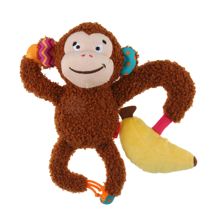 Plush Friendz Monkey with squeaker — GiGwi