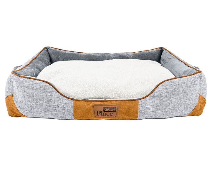 GIGWI PLACE LUXURY DOG BED GREY 1PZ — GiGwi