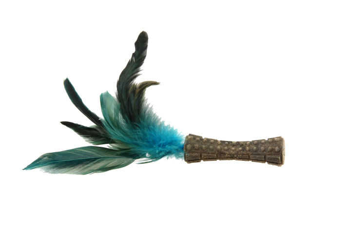 JOHNNY STICK CATNIP 1 SIDE BLU/GRE 1PZ — GiGwi
