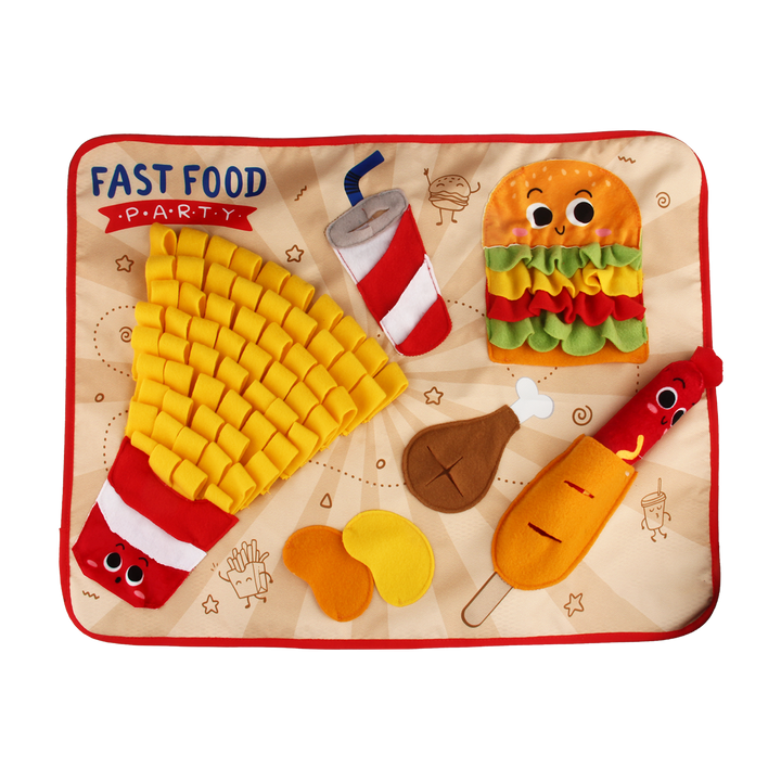 SNUFFLE MAT SENSORY FAST FOOD/M 1PZ — GiGwi