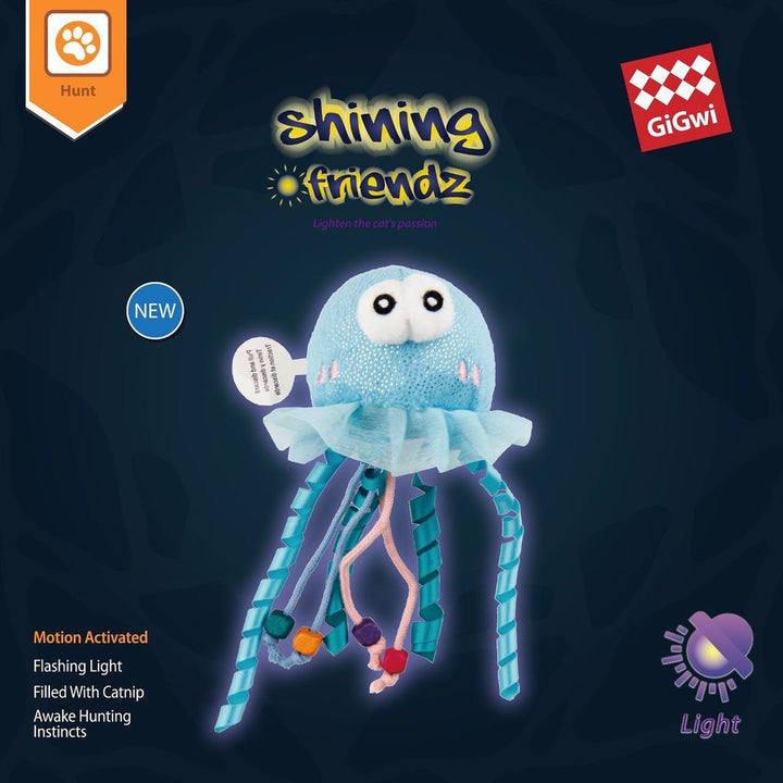 SHINING FRIENDZ CATNIP/LUZ MEDUSA 1PZ — GiGwi