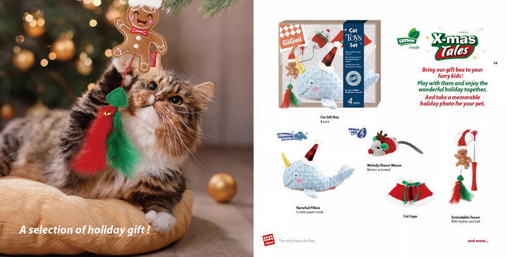 X-MAS TALES GATO 4PZ — GiGwi