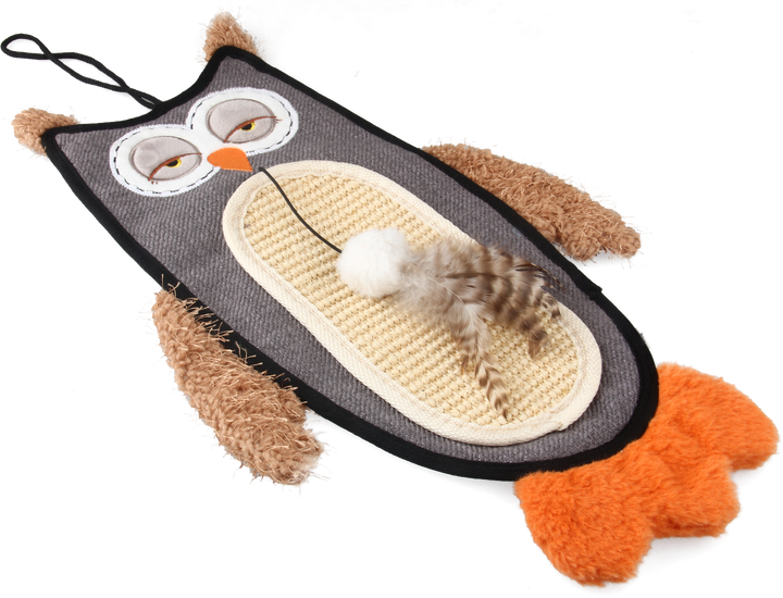 JOYFUL SPACE CAT SCRATCHER OWL 1PZ — GiGwi
