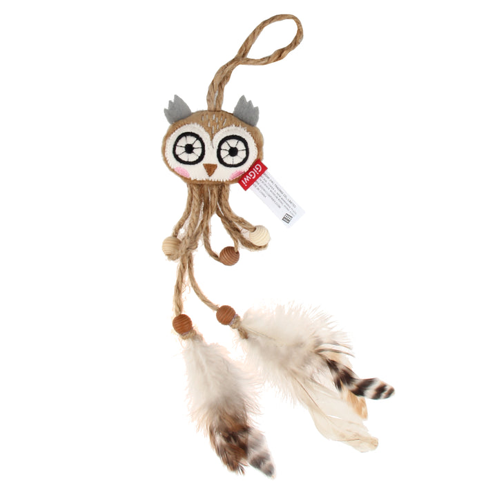 CATCH SCRATCH ECO / OWL FEATHER 1PZ — GiGwi