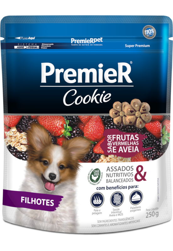 COOKIE PUPPY FRUTOS ROJOS/AVENA 250GR — PremierPet