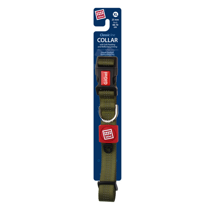 CLASSIC LINE COLLAR X-LARGE GREEN 1PZ — GiGwi