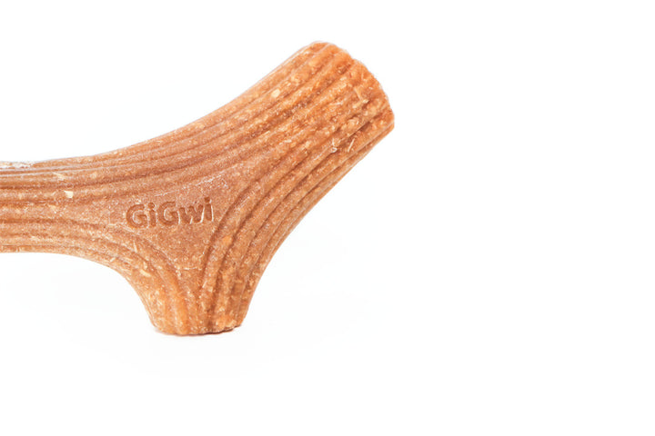 WOODEN ANTLER MADERA NATURAL LARGE 1PZ — GiGwi