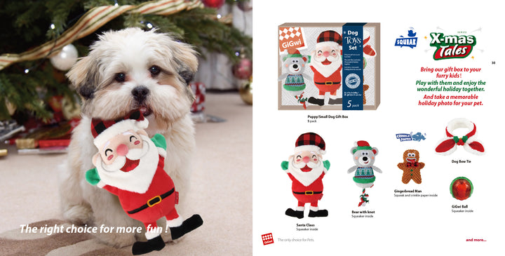 X-MAS TALES PERRO M/L SIZE 4PZ — GiGwi
