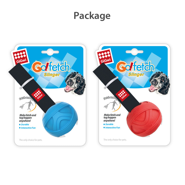 GO FETCH SLINGER BALL RED 1PZ — GiGwi