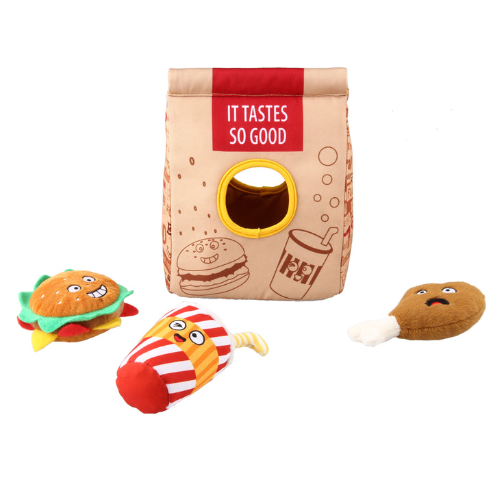 HIDE N SEEK FAST FOOD BAG DOG 1PZ — GiGwi