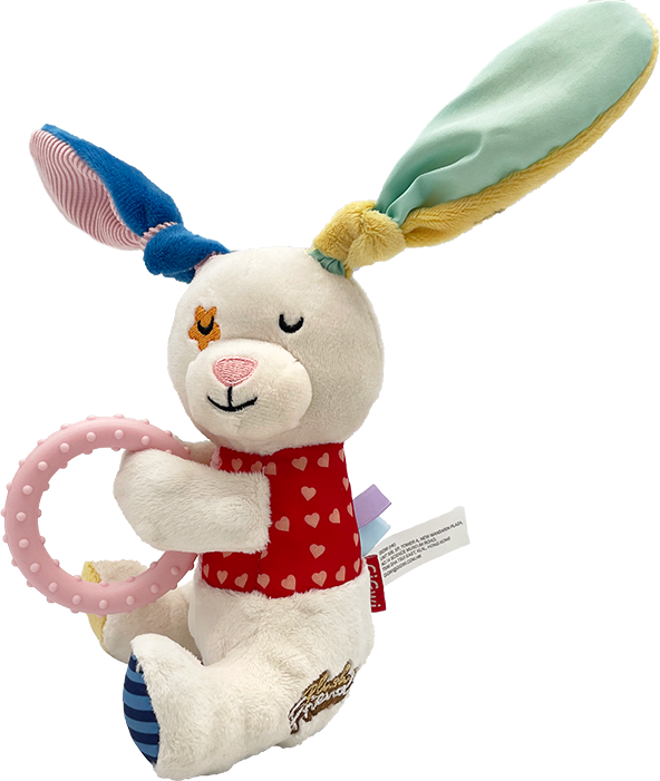 PLUSH FRIENDZ RABBIT TPR RING 1PZ — GiGwi