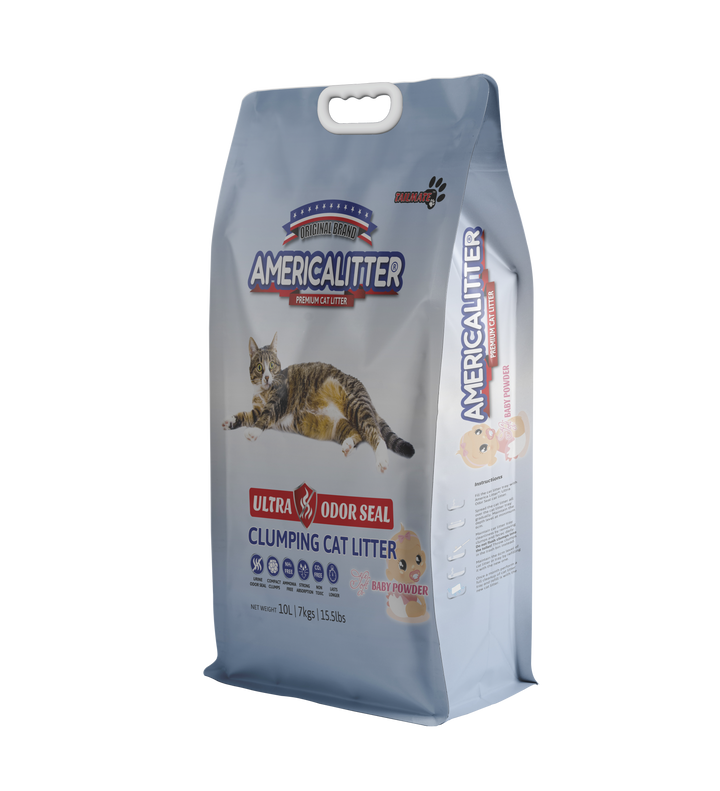 ARENA ODOR SEAL/TALCO BEBE 7KG — America Litter