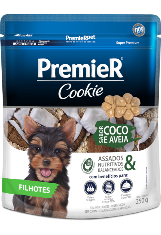COOKIE PUPPY COCO/AVENA 250GR — PremierPet