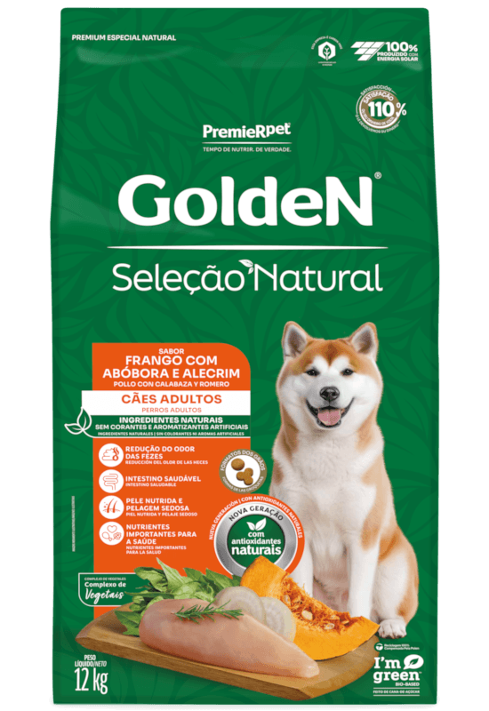 GOLDEN SEC NAT DOG ADULT CALAB 12KG — PremierPet