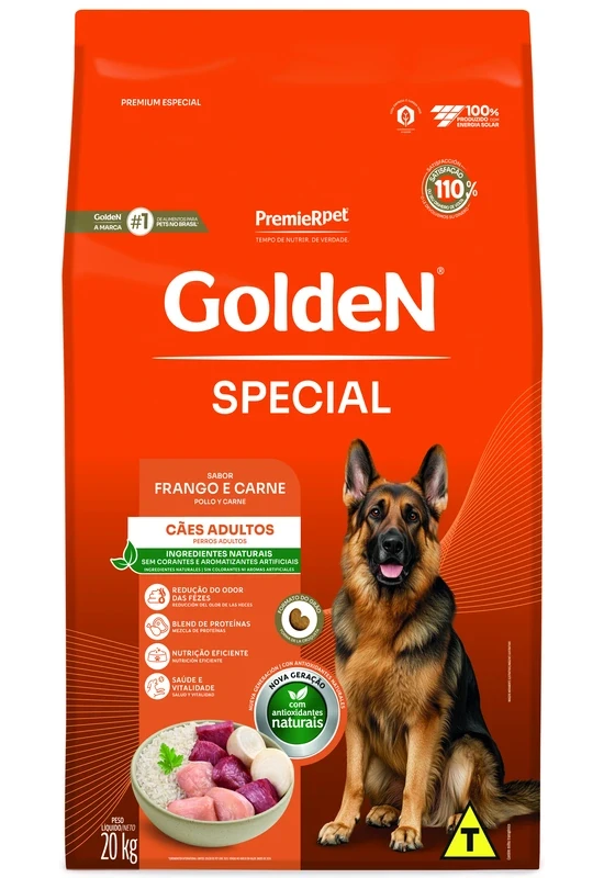 GOLDEN S PERRO AD POLLO Y CARNE 15KG — PremierPet
