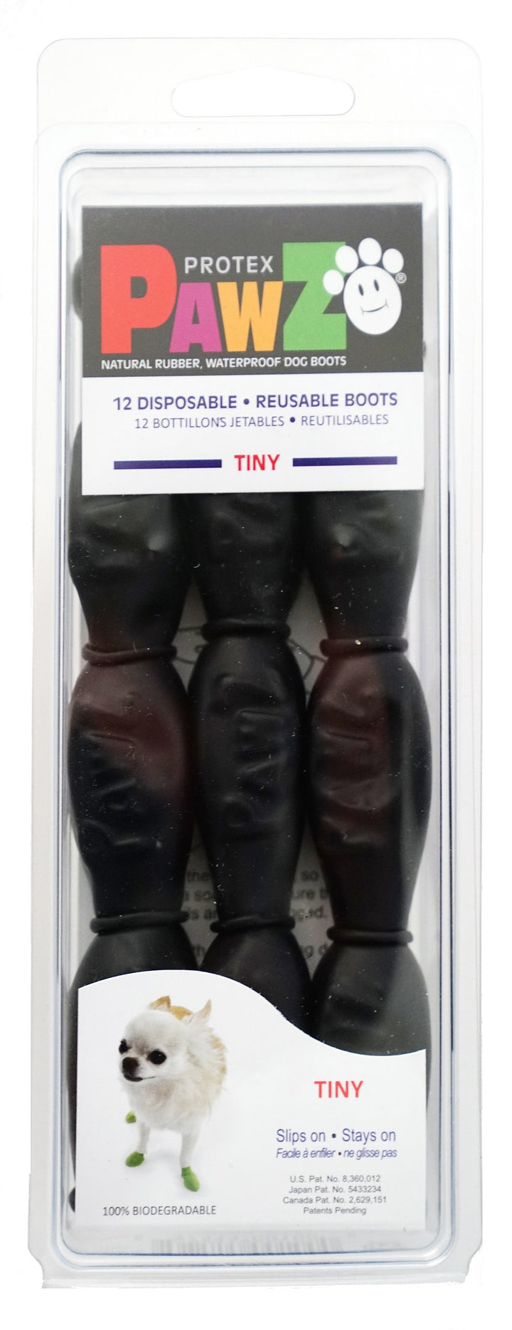 Botitas Negro Tamaño Tiny — Pawz