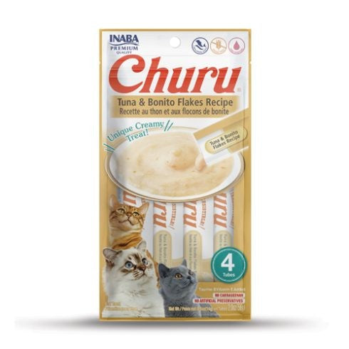 CHURU CAT TUNA/BONITO 14GR/ 4 TUBES — Inaba
