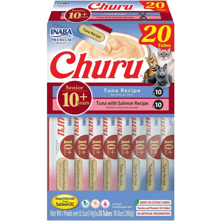 CHURU CAT SENIOR 10+ TUNA VARIE 14GX20 — Inaba