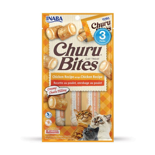 Churu Bites Gato Pollo 3P — Inaba
