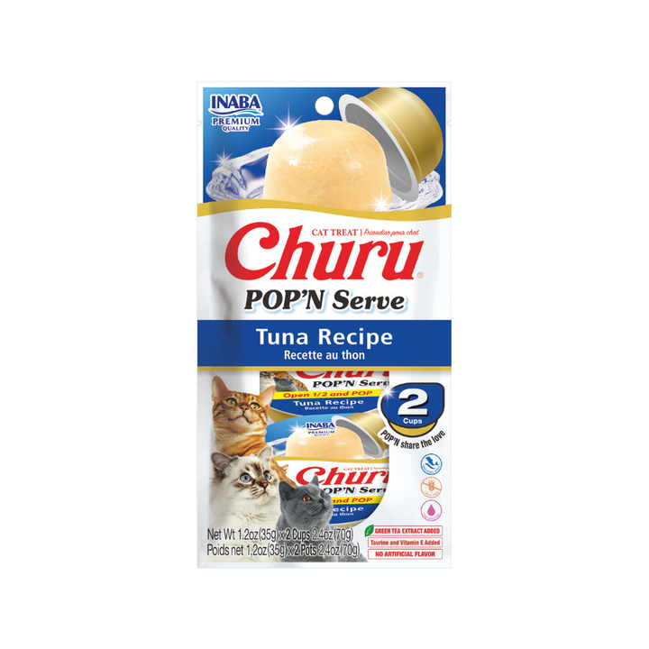 CHURU POP´N SERVE TUNA 35GR/2 PZ — Inaba