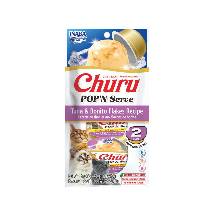 Churu Pop´n Serve Tuna/Bonito 35GR/2PZ — Inaba