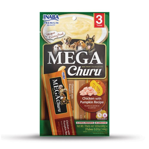 MEGACHURU DOG CHICKEN 48 GR/ 3 TUBES — Inaba
