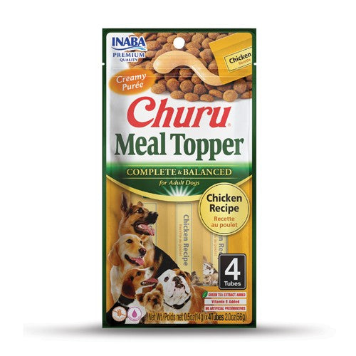CHURUDOG MEAL TOPPER CHICKEN 14GR/4T — Inaba